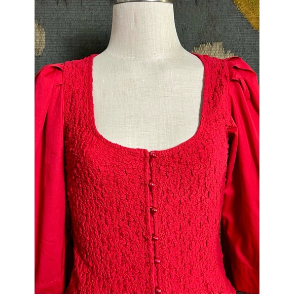 Anthropologie Smocked Cardigan M - Picture 6 of 16